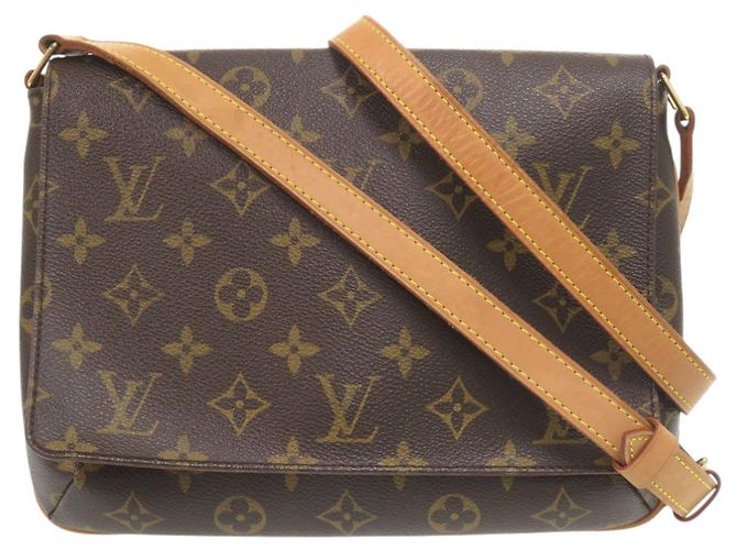 Sac à épaule Musette Tango Monogram Louis Vuitton Marron Monogramme