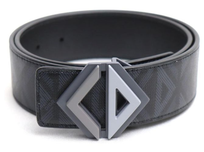 Christian Dior CD Diamond Belt Black