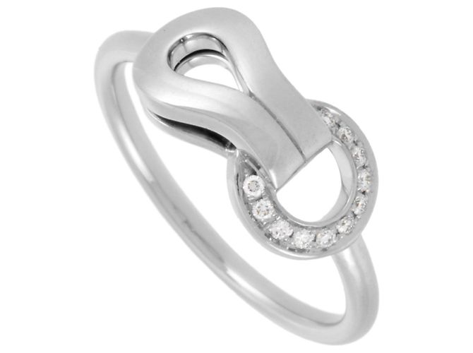 Cartier Agraffe Ring aus 18K Weißgold