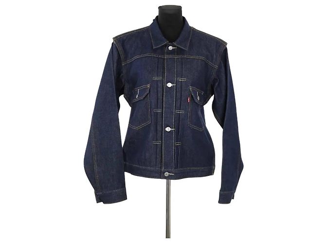 Levi's Chaqueta de algodón azul