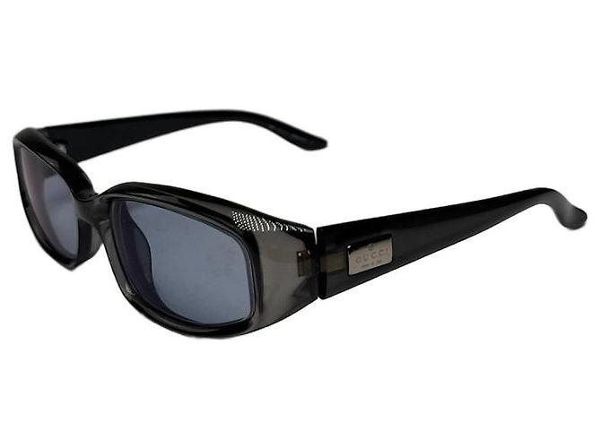 Occhiali da sole Gucci vintage anni 2000 blu