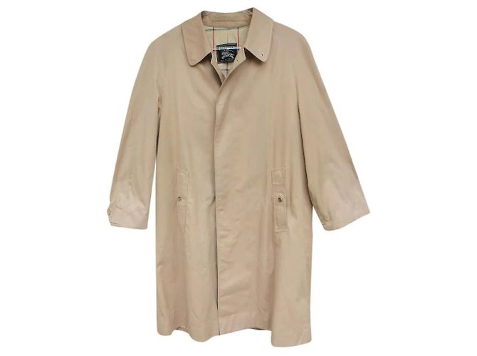 Gabardina Burberry Beige de Algodón
