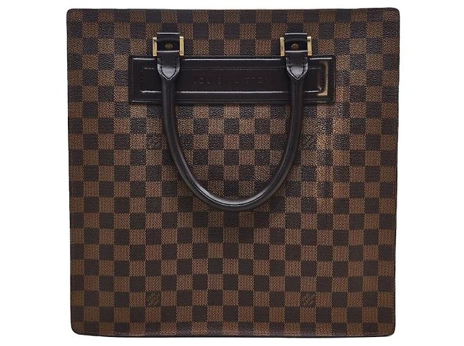 Louis Vuitton Bolsa Tote GM Venice Damier Ebene Marrom