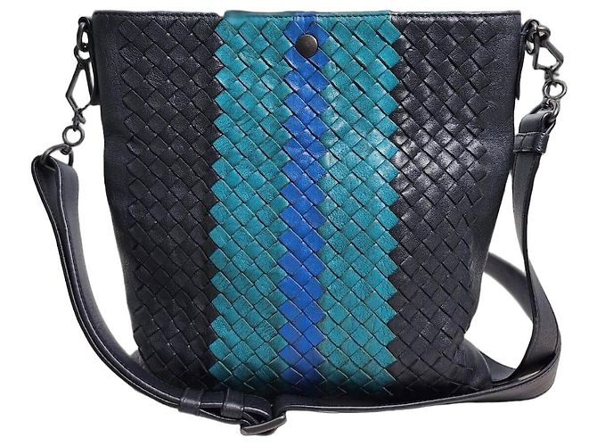 Sac messager croisé multi-couleurs Bottega Veneta Multicolore