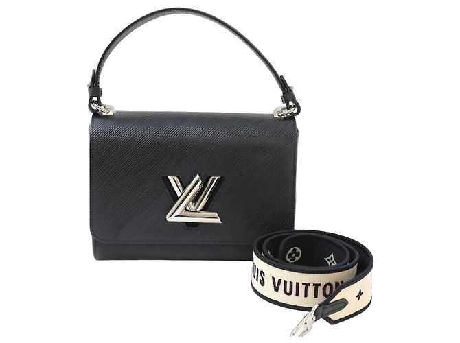 Louis Vuitton Epi-Stoffgurt Twist MM Schwarz