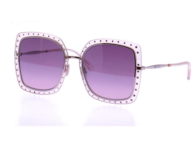 Jimmy Choo Occhiali da sole quadrati Porpora
