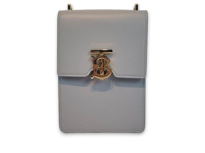Burberry Borsa a Spalla Robin in Pelle Marrone