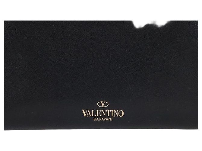 Valentino Rockstud Black Women's Wallet