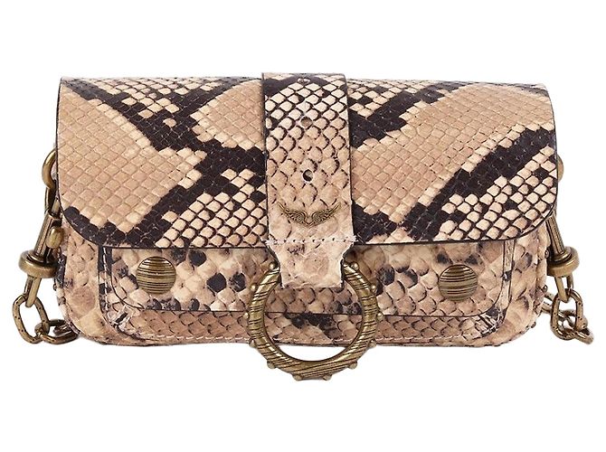 Zadig & Voltaire Bolsa de Ombro Kate Mini Chain Marrom