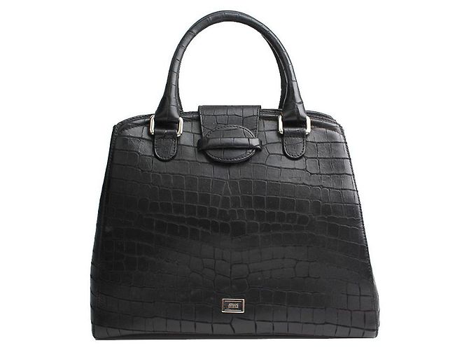 Borsa Tote in Texture Nera Armani Wani Nero
