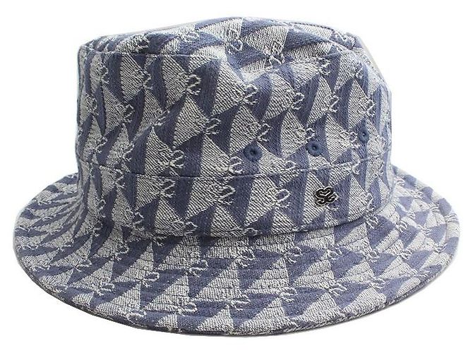 Sandro Chapéu bucket em jacquard com logo Azul