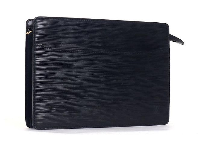 Louis Vuitton Pochette Uomo Limitata Borsa Seconda Epi Nera Nero