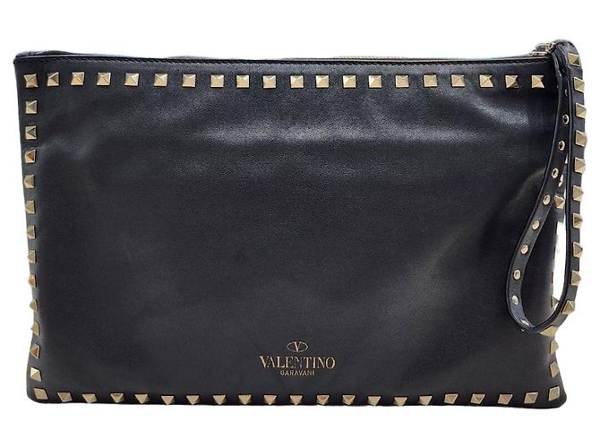 Valentino Pochette Garavani Rockstud Grande Noir
