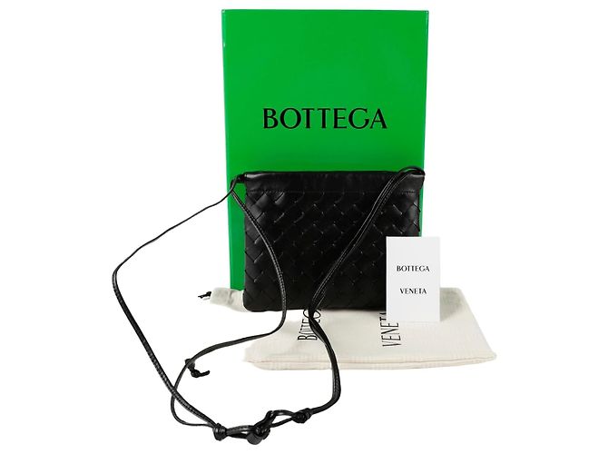 Bottega Veneta Borsa a Spalla Piccola Dust Nero