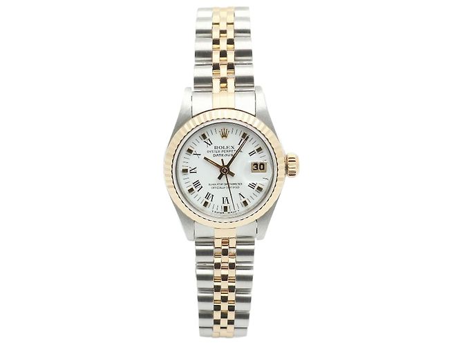 Rolex Datejust avec Point Doré Romain Blanc