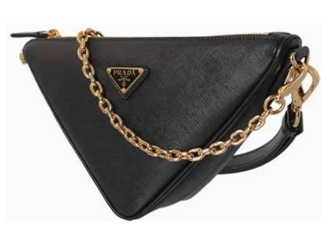 Prada Mini borsa Triangle Nero 