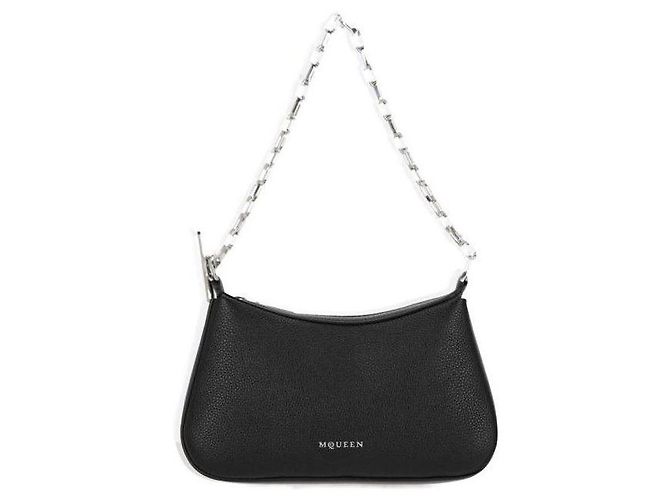 Alexander Mcqueen Mini T-Bar Pouch Schwarz