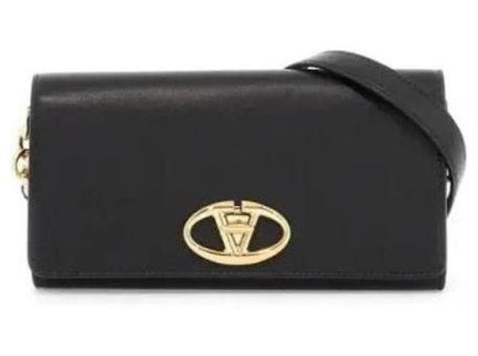 Valentino Portefeuille avec bandoulière Logo Édition Bold
