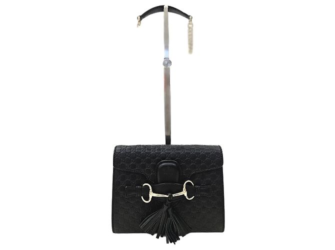 Gucci Borsa a tracolla mini catena Emily Nero