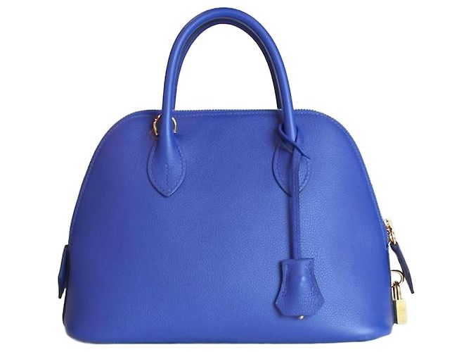 Hermès Evercolor Stempel Blaue Saphir Bolide
