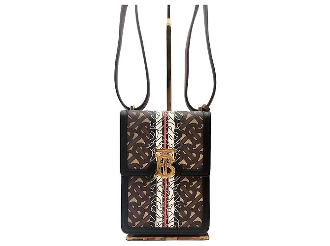 Burberry Bolsa transversal Robin Marrom