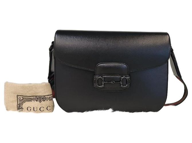Gucci Borsa a Spalla Horsebit Nera Nero