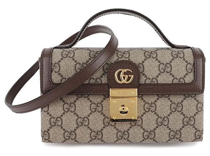 Gucci Mini borsa Ophidia Marrone 