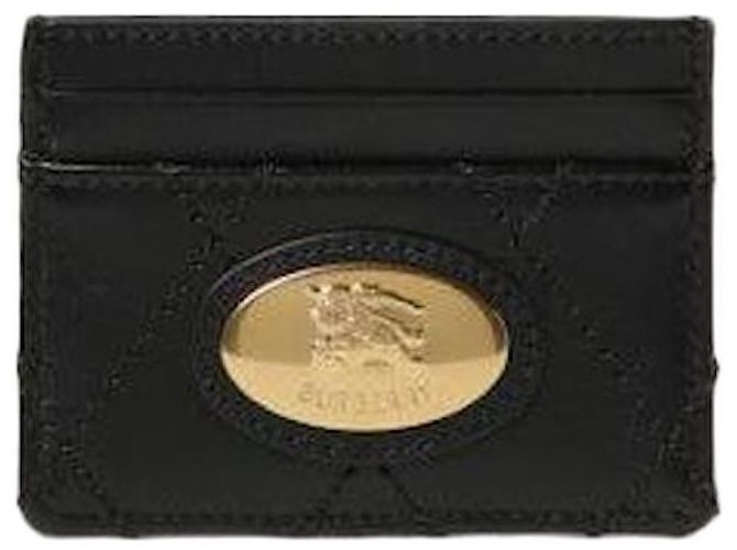 Burberry Strand Card Case Wallet Black