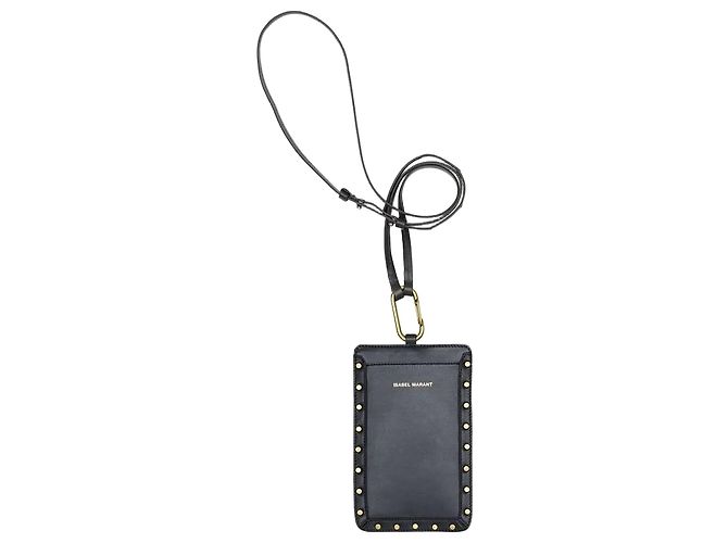 Isabel Marant Phone Holder Pouch Black
