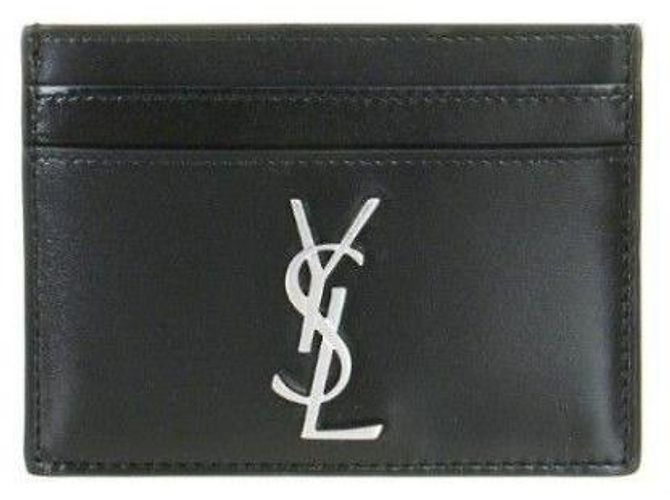 Saint Laurent Monogram Cardholder Black