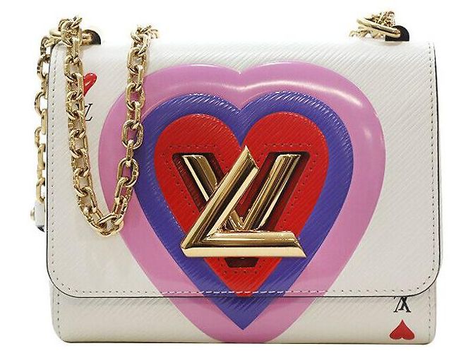 Louis Vuitton Borsa a catena Epi Twist PM Game On Bianco