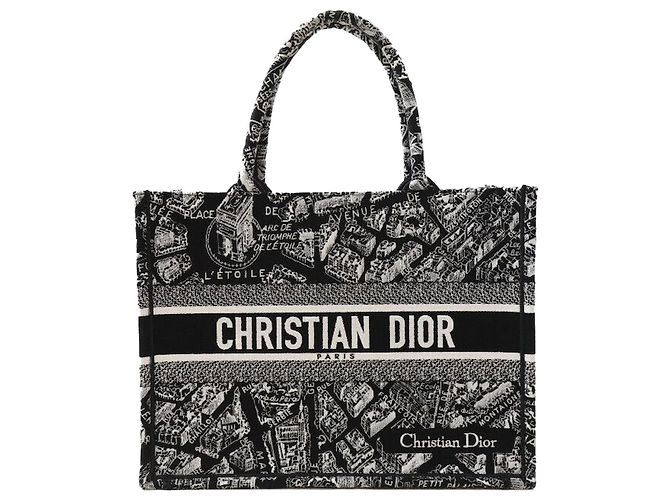 Book Tote Dior Borsa per libri media nera Nero 