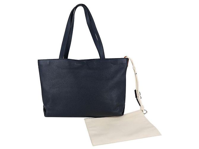 Loro Piana Borsa Shopper Inside Out Blu Navy