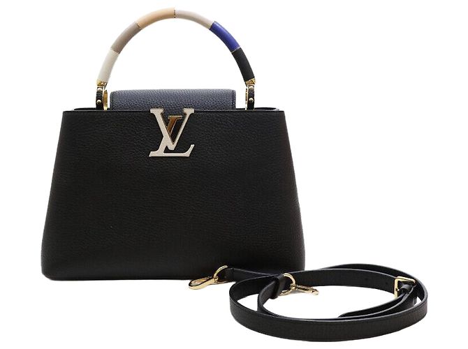 Louis Vuitton Capucines MM Fiore Nero