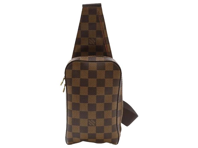 Louis Vuitton Hüfttasche Jeronimos Damier Ebene Braun
