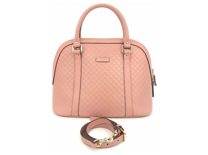 Gucci Borsa Tote e a Spalla Microshima Dome Rosa