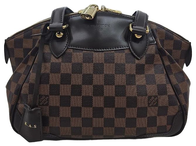 Louis Vuitton Sac à main Verona PM Damier Ébène Marron