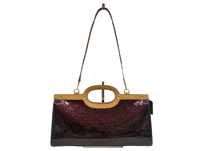 Roxbury Louis Vuitton Borsa a spalla Verni Rocsbury Amarante Rosso