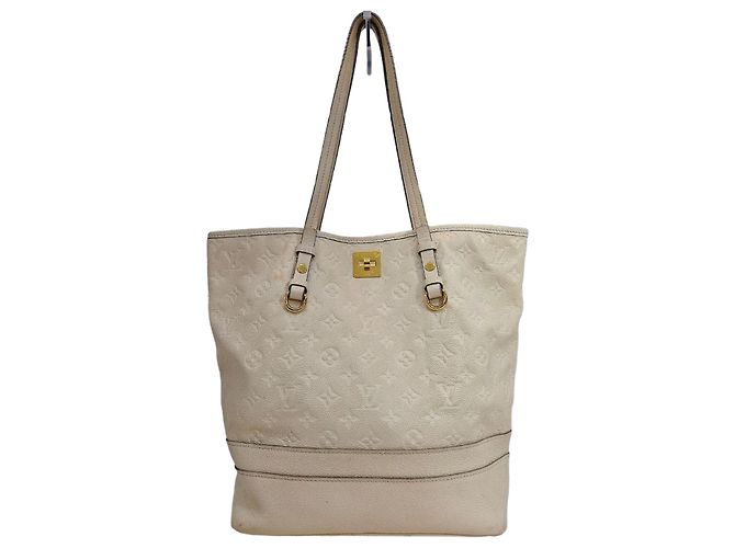 Louis Vuitton Borsa Tote Anfrent Citadine PM Avorio Bianco