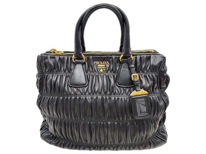 Tote Prada Sac cabas Napa Gofer Noir