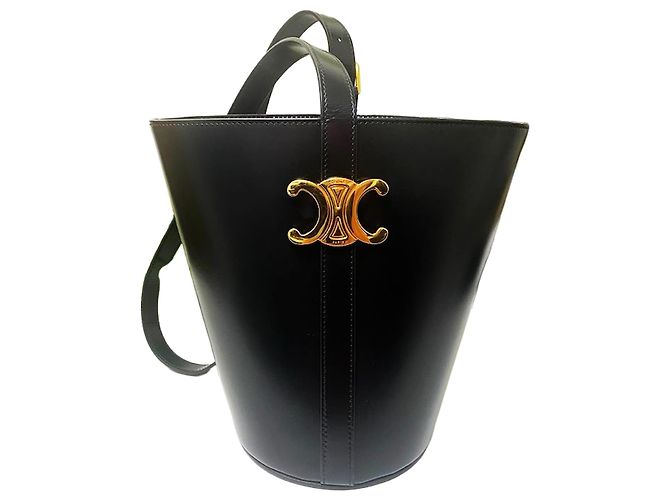 Céline Borsa a secchiello Triope Nera Nero 