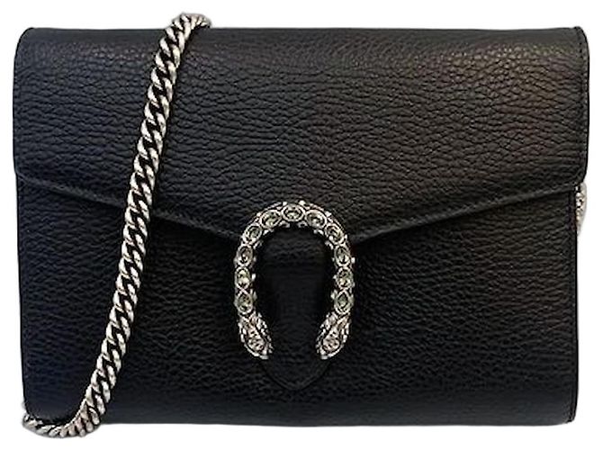 Gucci Mini borsa a tracolla WOC Dionysus nera Nero