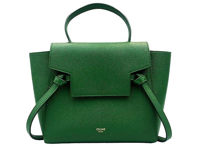 Belt Bag Céline Bolso Tote Nano Verde