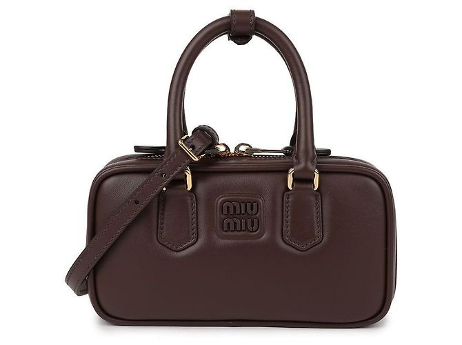 Miu Miu Mini bolsa de couro