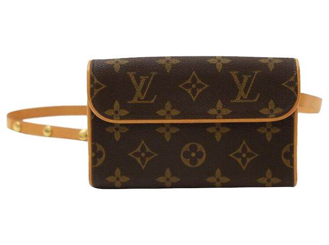 Louis Vuitton Sac ceinture monogramme florentin Marron