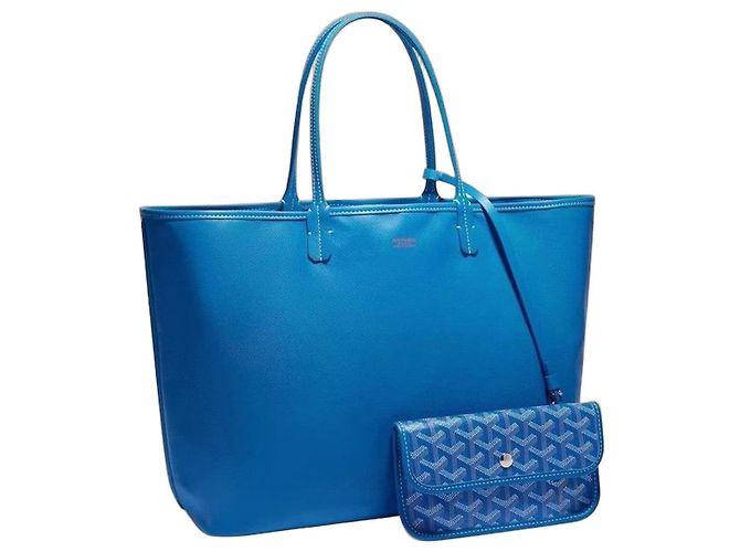 Goyard Borsa Anjou PM Blu Panno