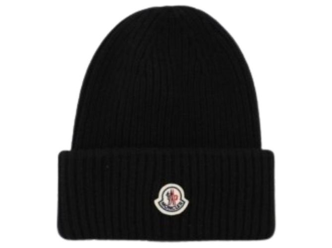 Moncler Gorro de lã e caxemira preto