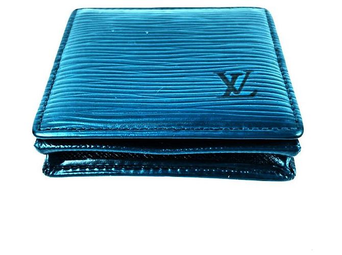 Louis Vuitton Epi Blue Coin Purse