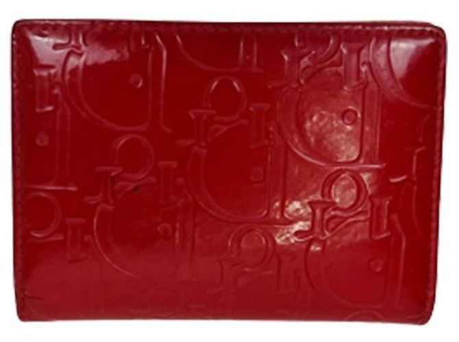 Dior Cannage Red Women's Wallet