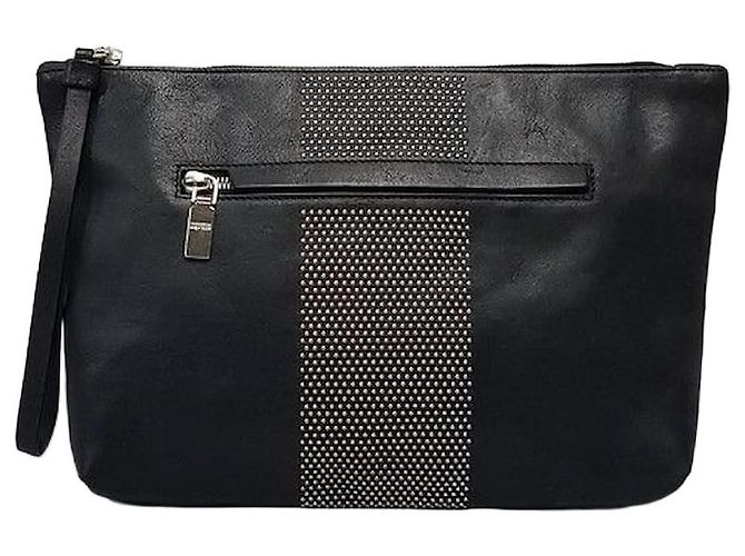 Alexander Mcqueen Clutch borchiata Nero